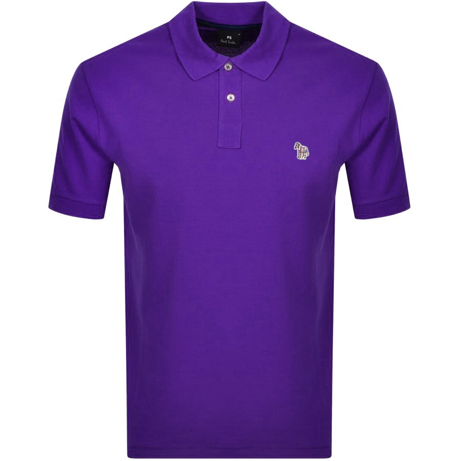 Alternative Image for ProductPS By Paul Smith Regular Polo T Shirt Purple1